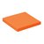Bloc mémos Quantore 76x76mm néon orange 100 feuilles
