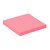 Bloc mémos Quantore 76x76mm rose 100 feuilles