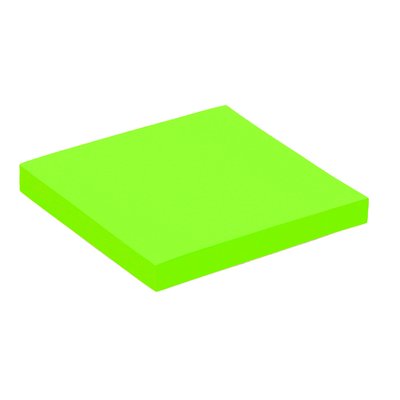Memoblok Quantore 76x76mm neon groen 100 vel