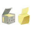 Memoblok Post-it Z-Note R330-1B recycled 76x76mm canary yellow 6 stuks foto