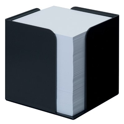 Cube mémos Djois Re-Solution recyclé 95x95x95mm + 850 feuilles noir
