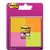 Memoblok Post-it 6910 Super Sticky 51x51mm assorti 4 stuks