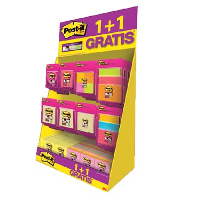 Memoblok Post-it 6920 Super Sticky 76x76mm geel