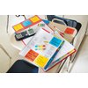 Memoblokdispenser Pro tbv Post-it Z-Notes 76x76mm incl notes transparant zwart foto