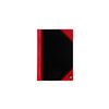 Cahier de notes Bantex noir/rouge A6 ligné 70g 96 feuilles Photo
