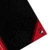 Cahier de notes Bantex noir/rouge A6 ligné 70g 96 feuilles Photo