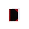 Cahier de notes Bantex noir/rouge A6 ligné 70g 96 feuilles Photo