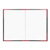Cahier de notes Bantex noir/rouge A5 ligné 70g 96 feuilles Photo