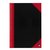 Notitieboek Bantex zwart/rood A4 lijn 70gr 96vel