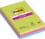 Memoblok Post-it 660 Super Sticky 102x152mm lijn rainbow 3 stuks