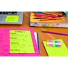 Memoblok Post-it 660 Super Sticky 102x152mm lijn rainbow 3 stuks foto