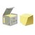 Bloc-mémos Post-it 654-1B 76x76mm recyclé jaune 6 pièces