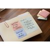 Bloc-mémos Post-it 654-1B 76x76mm recyclé jaune 6 pièces Photo