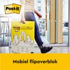 Meeting Chart Post-it 563R Super Sticky 50,8x58,4cm avec support de table blanc 20 feuilles Photo
