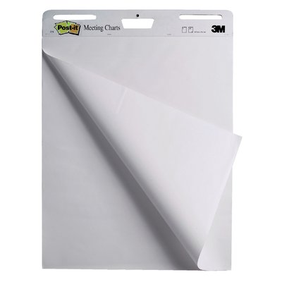 Meeting chart Post-it 559 Super Sticky 63.5x76.2mm wit 4+2 gratis