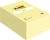 Memoblok Post-it 662 102x152mm ruit geel