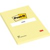 Memoblok Post-it 662 102x152mm ruit geel foto