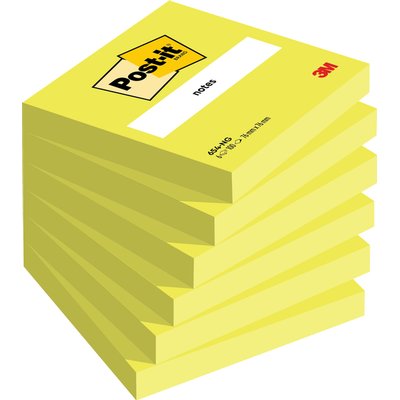 Memoblok Post-it 654 76x76mm neon groen 100 vel