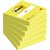 Memoblok Post-it 654 76x76mm neon groen 100 vel