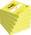 Memoblok Post-it 654 76x76mm neon groen 100 vel