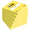 Memoblok Post-it 654 76x76mm neon geel 100 vel foto