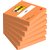 Memoblok Post-it 654 76x76mm oranje 100 vel