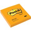 Memoblok Post-it 654 76x76mm oranje 100 vel foto