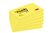 Memoblok Post-it 655 76x127mm 100 vel per blok neon geel