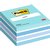 Memoblok Post-it 2028 76x76mm kubus pastel blauw