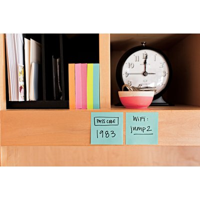 Memoblok Post-it 2028 76x76mm kubus pastel blauw