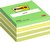 Memoblok Post-it 2028 76x76mm kubus pastel groen