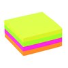Bloc-mémos Quantore 76x76mm 4 couleurs fluo assorti 400 feuilles Photo