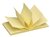 Memoblok Quantore Z-Note 76x76mm geel