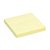 Bloc-mémos Quantore 76x76mm jaune 100 feuilles