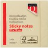 Bloc-mémos Quantore 76x76mm jaune 100 feuilles Photo