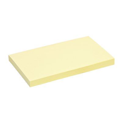 Memoblok Quantore 76x127mm geel 100 vel