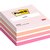 Memoblok Post-it 2028 76x76mm kubus pastel roze