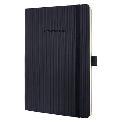 Carnet de notes Sigel Conceptum Pure A5 ligné 194 pages 80g couverture souple noir