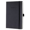 Carnet de notes Sigel Conceptum Pure A5 ligné 194 pages 80g couverture rigide noir Photo