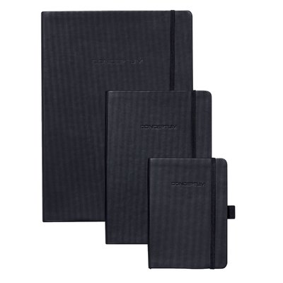 Carnet de notes Sigel Conceptum Pure A5 ligné 194 pages 80g couverture rigide noir