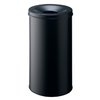 Papierbak met vlamdover Durable 3307-01 rond 60liter zwart foto