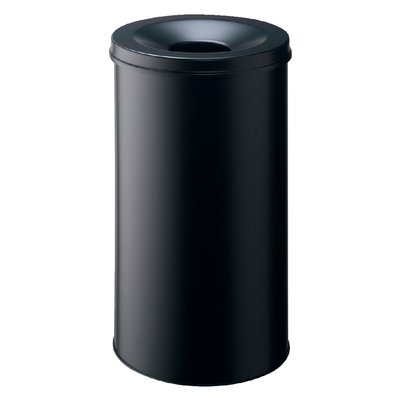 Papierbak met vlamdover Durable 3307-01 rond 60liter zwart