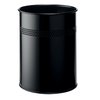 Corbeille à papier Durable 3300-01 15L 30mm perforations noir Photo