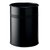 Corbeille à papier Durable 3300-01 15L 30mm perforations noir