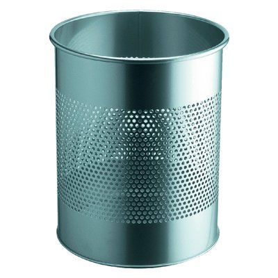 Papierbak Durable 3310-23 15 liter 165mm perforatie zilver
