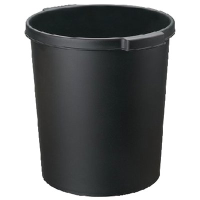 Papierbak Djois Re-Solution 15liter met griprand zwart