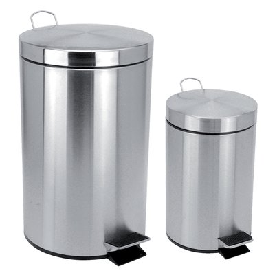 Pedaalemmer V-part 3 liter mat rvs
