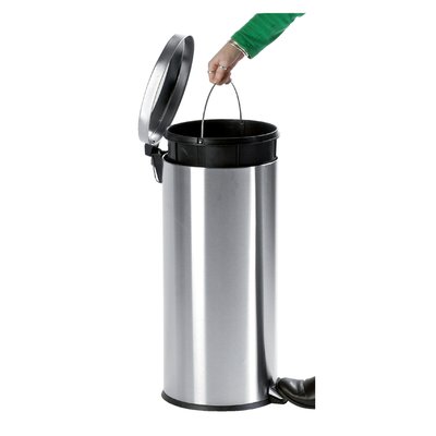 Pedaalemmer V-part 20 liter mat rvs