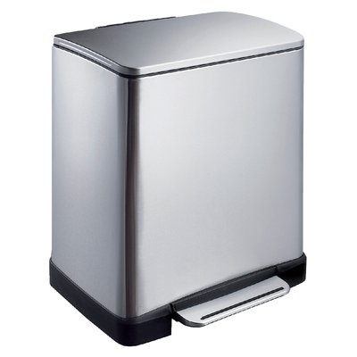 Pedaalemmer EKO E-Cube 20 liter rvs
