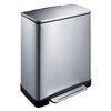 Pedaalemmer EKO E-Cube 50 liter rvs foto